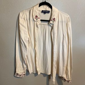 Princess highway embroidered button down